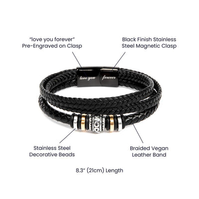 Being Special - Mens Leather Bracelet